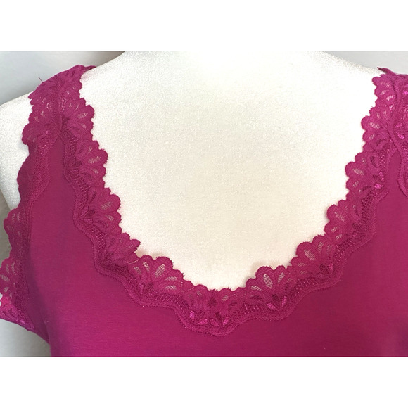 Christopher & Banks Women's Magenta Tank Cami Top Size M - Picture 5 of 16
